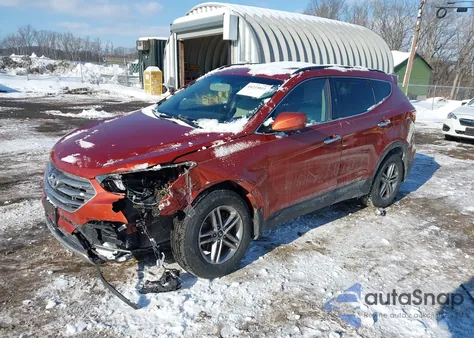 2017 Hyundai Santa Fe Sport 2.4L z USA, uszkodzony, nr VIN 5XYZUDLB1HG498540